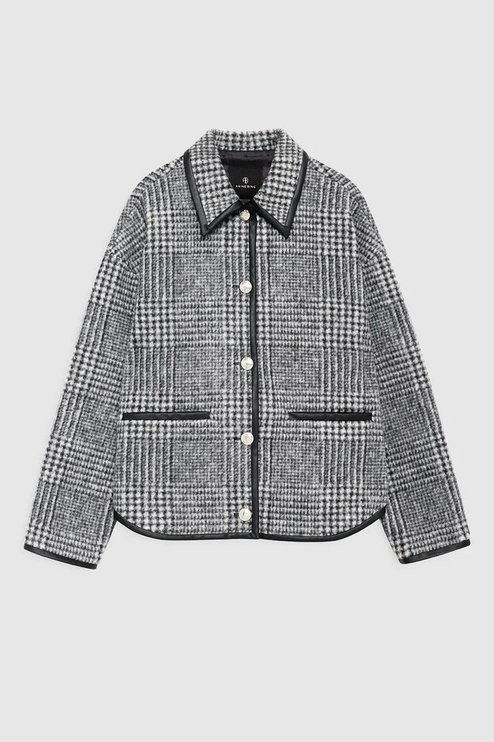 Camden Jacket Black Grey Check