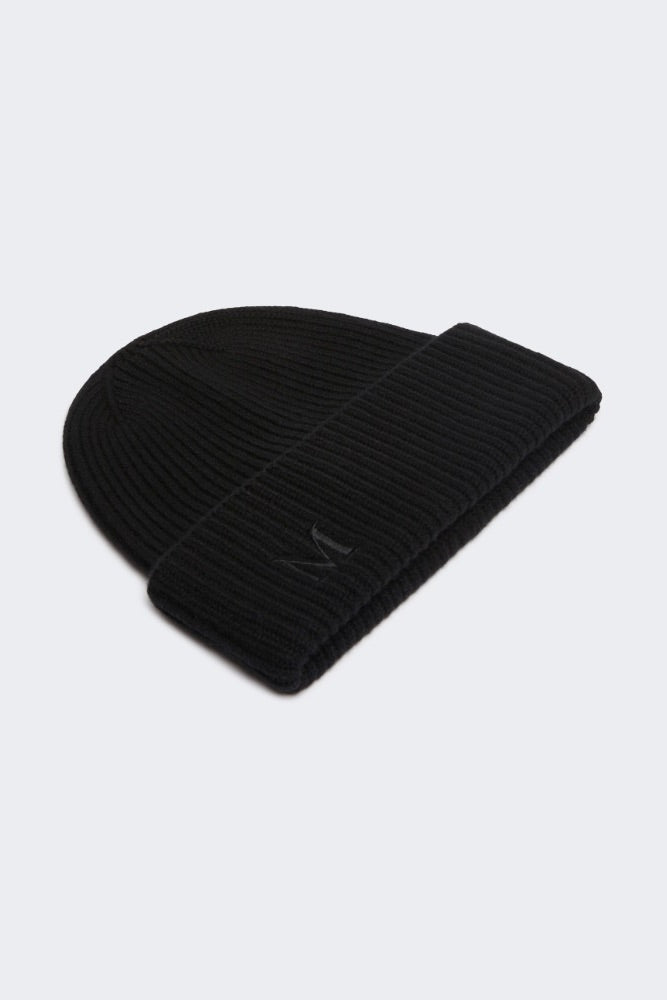 MAX MARA Rib-knit Cashmere Beanie Black - Dale