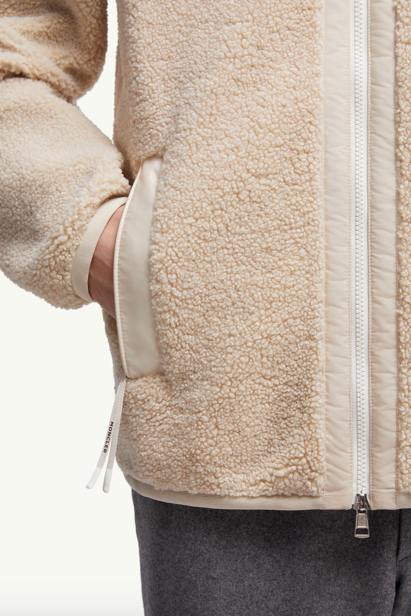 Teddy Zip-Up Sweatshirt with Pocket
