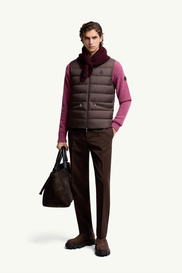Treompan Down Vest Brown