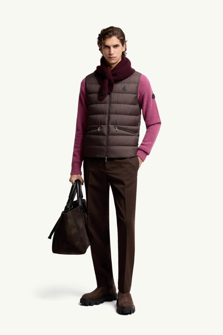 Treompan Down Vest Brown