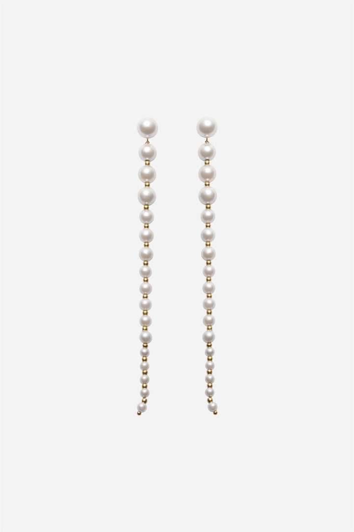 CAMILLA PIHL JEWELRY The Long Pearl Earrings - Dale