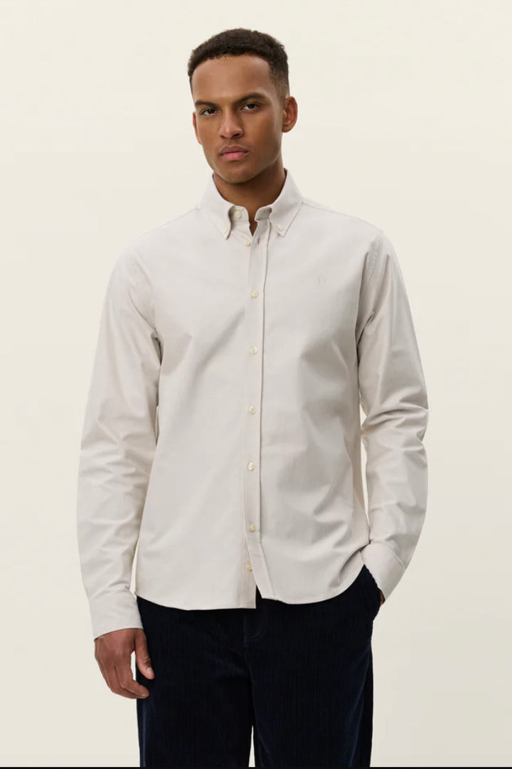 Konrad Oxford Shirt Light Sand