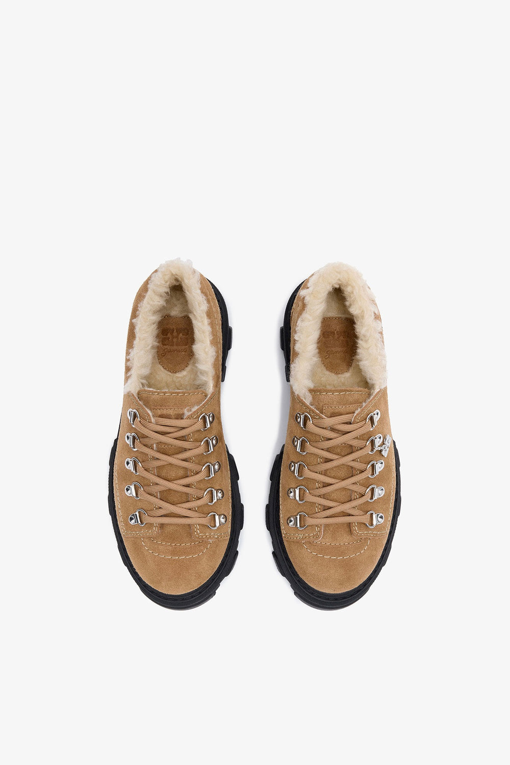 GANNI Cleated Derbies Suede - Dale