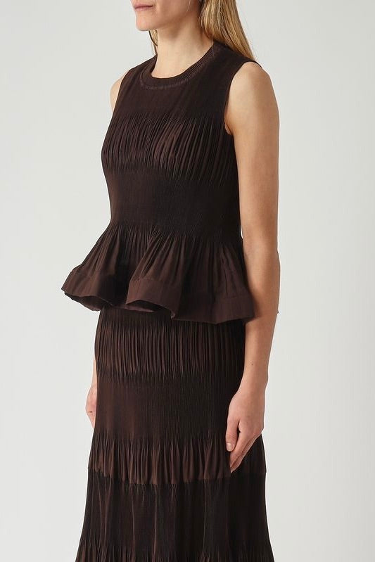 Sleveless Blouse Moka