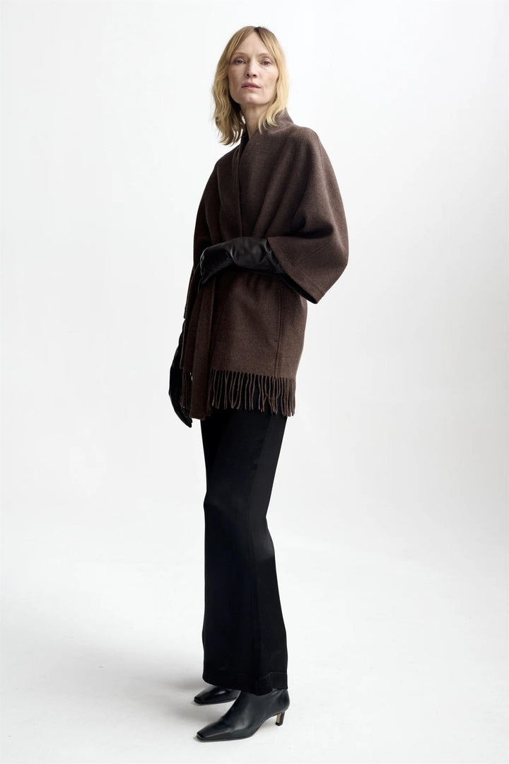 CHRISTIAN AKS Akila Lambswool Jacket Brown - Dale