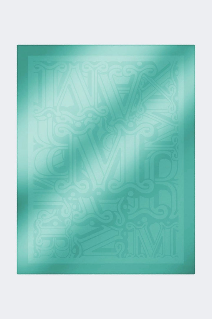 MAX MARA Cotton Cashmere Jacquard Shawl Pastel Green - Dale