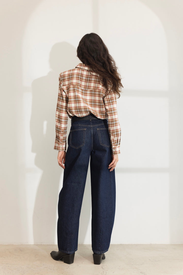 Joan Flannel Shirt Red Check