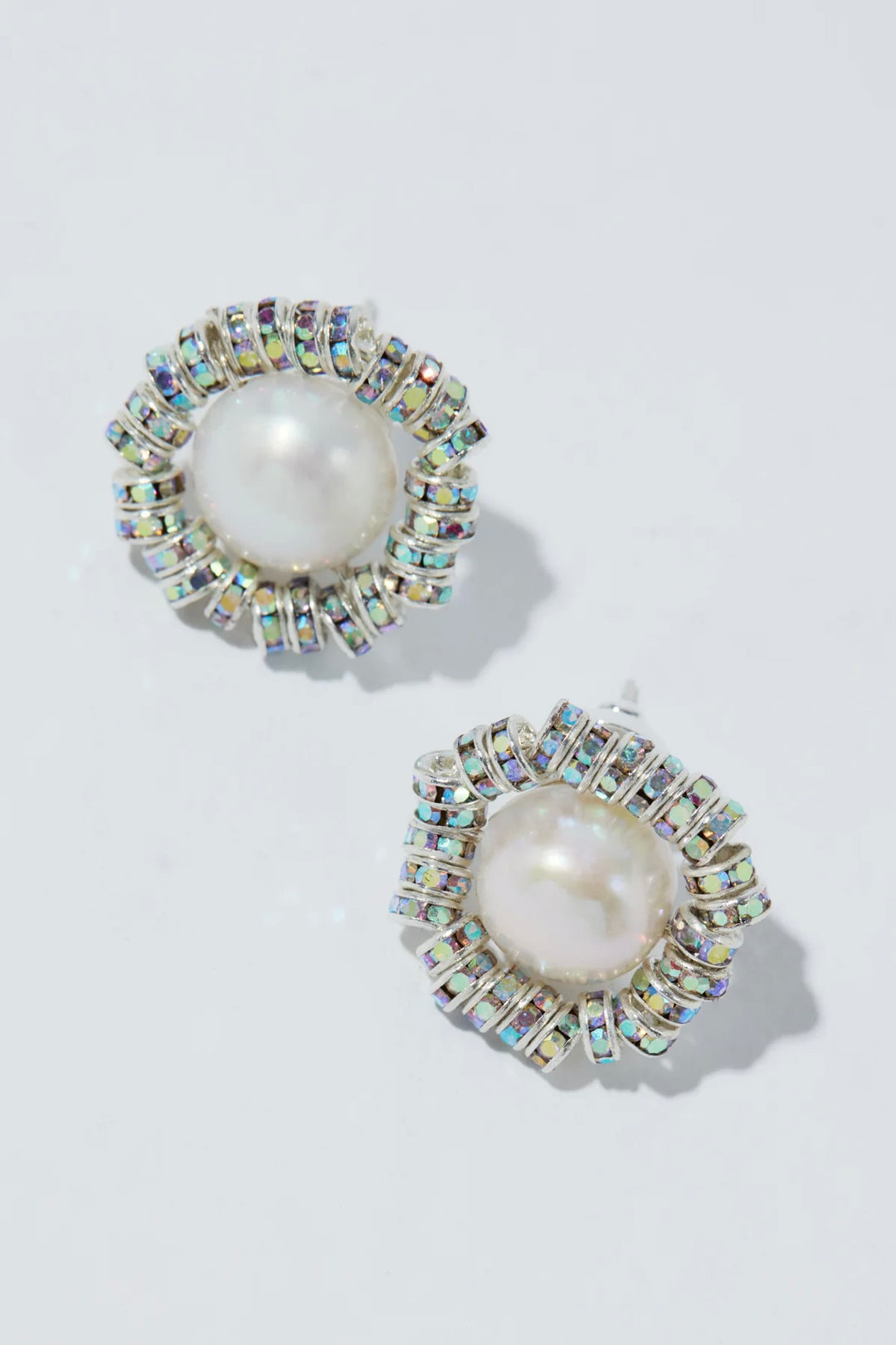 Baby Perla Studs Silver