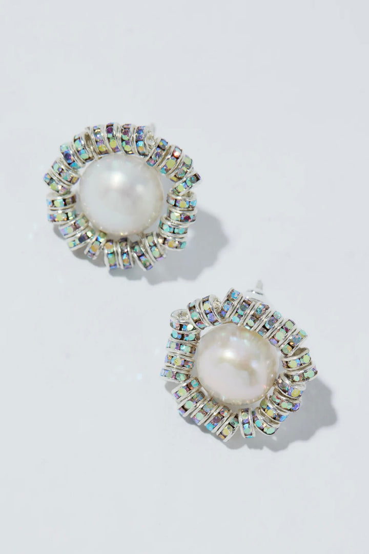 Baby Perla Studs Silver