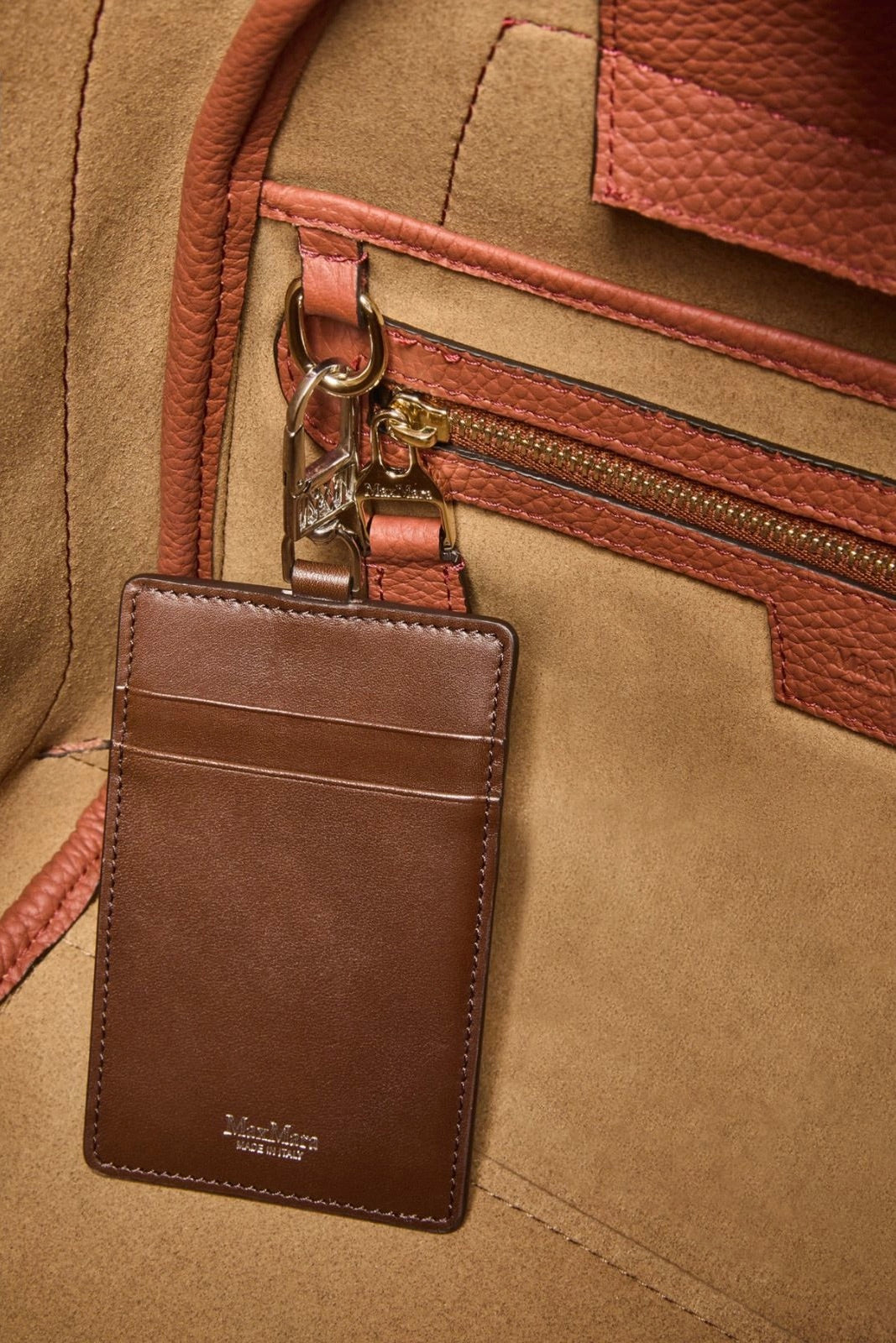 Small Leather Marine Bag Rust