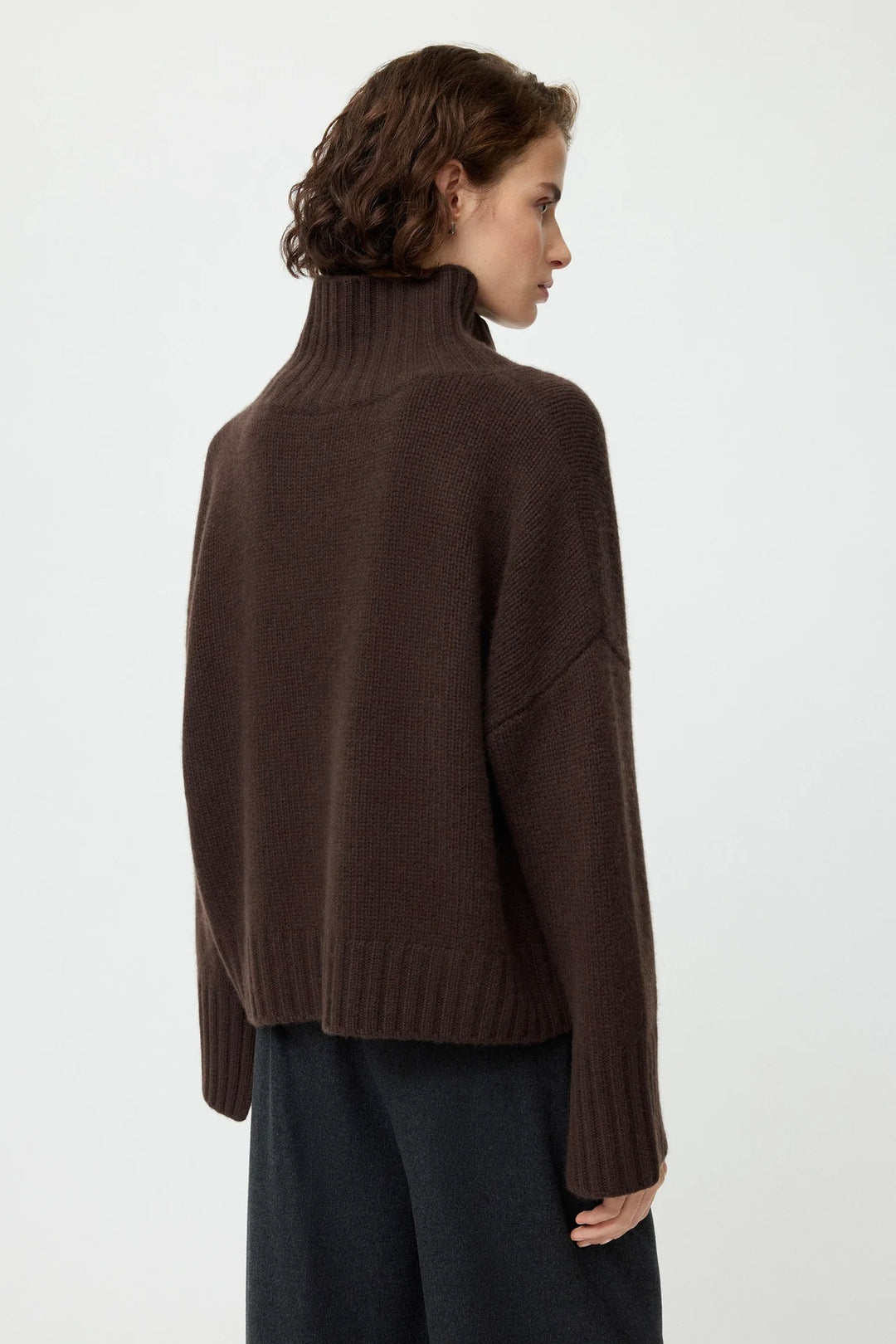 Girlfriend Turtleneck Mocha