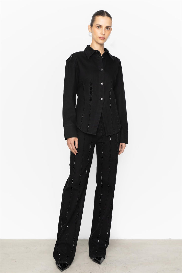 Luca Embellished Black