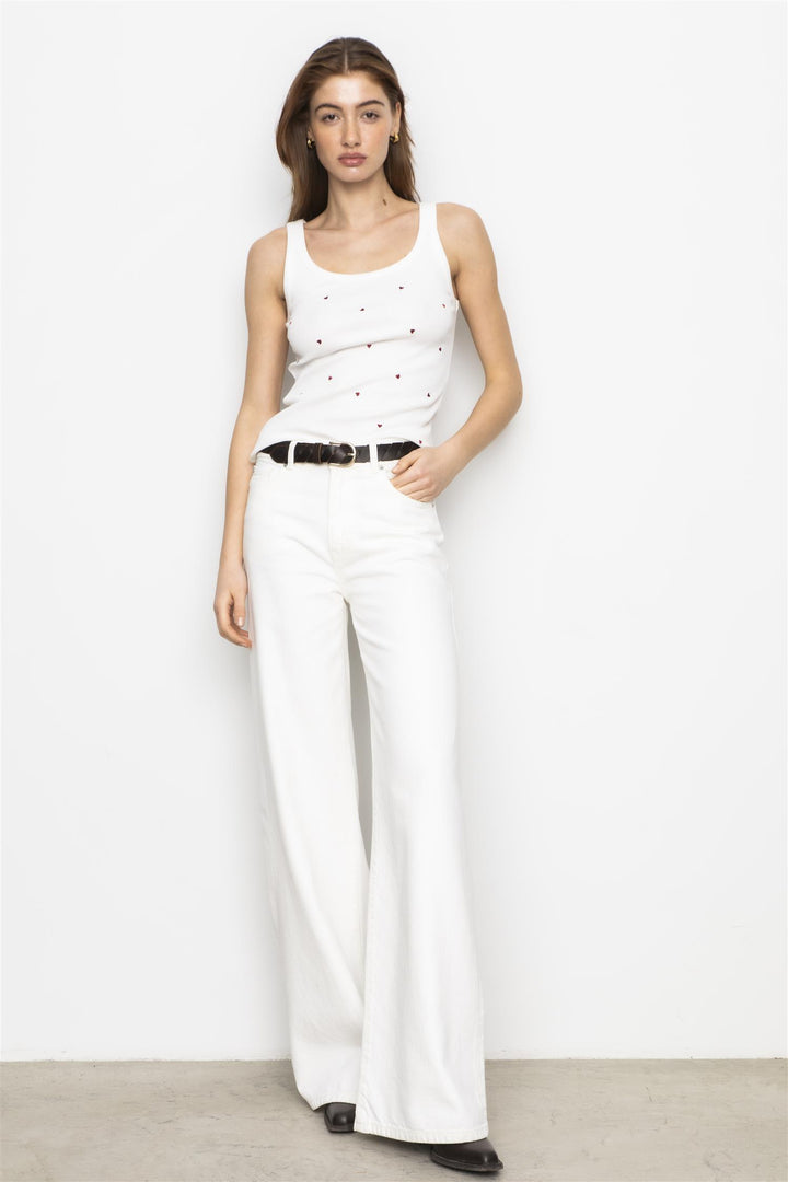 CAMILLA PIHL DENIM Pam Rib Singlet Berry - Dale