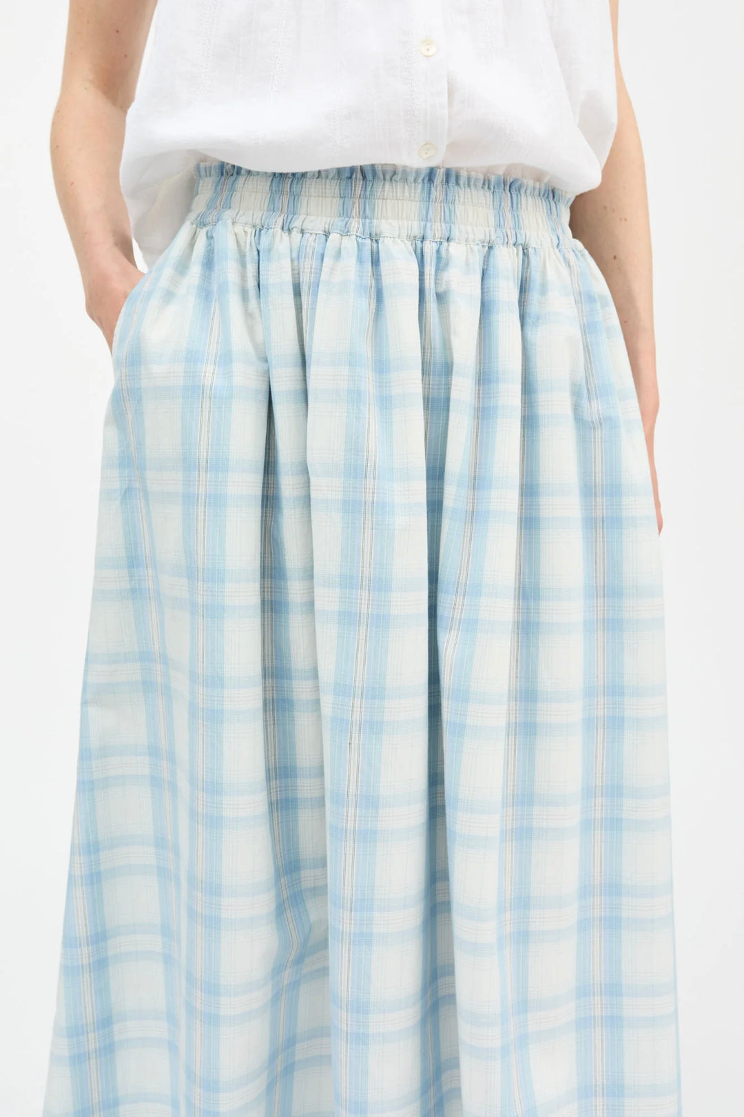 SKALL studio Dagny Skirt Vintage Check - Dale