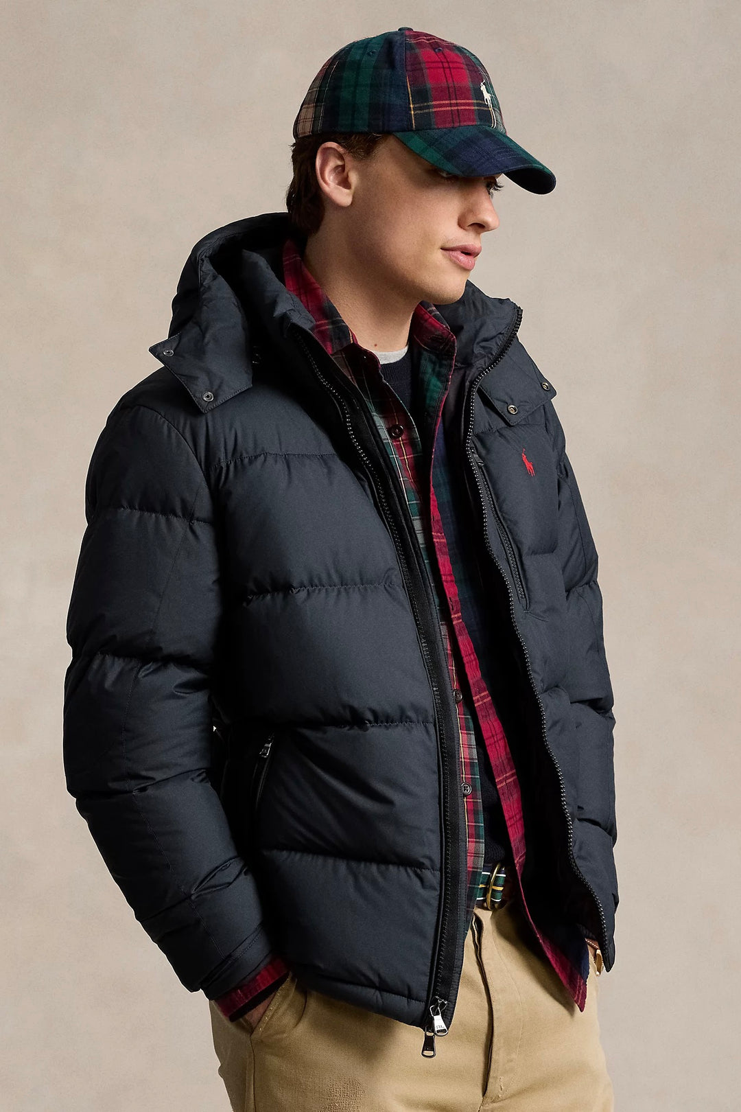 The Gorham Down Jacket Polo Black