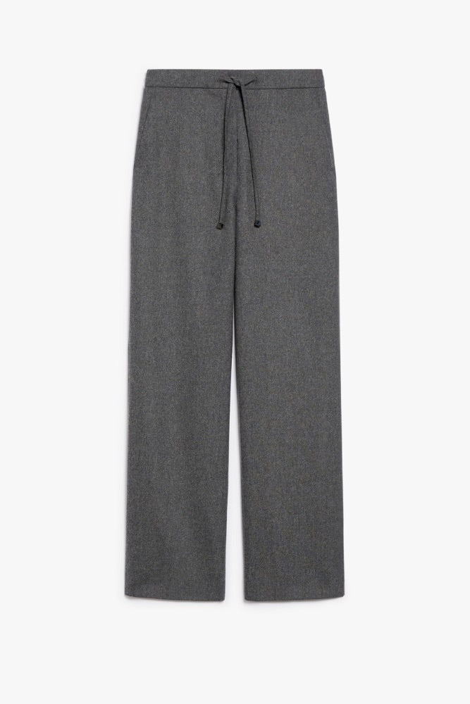 Floria Flannel jogging trousers Grey