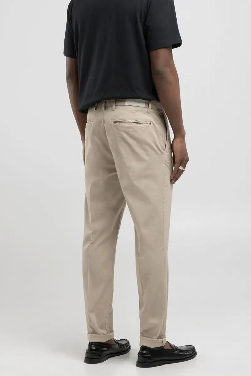 Benni Hyperflex Chino Jeans Oatmeal Melange