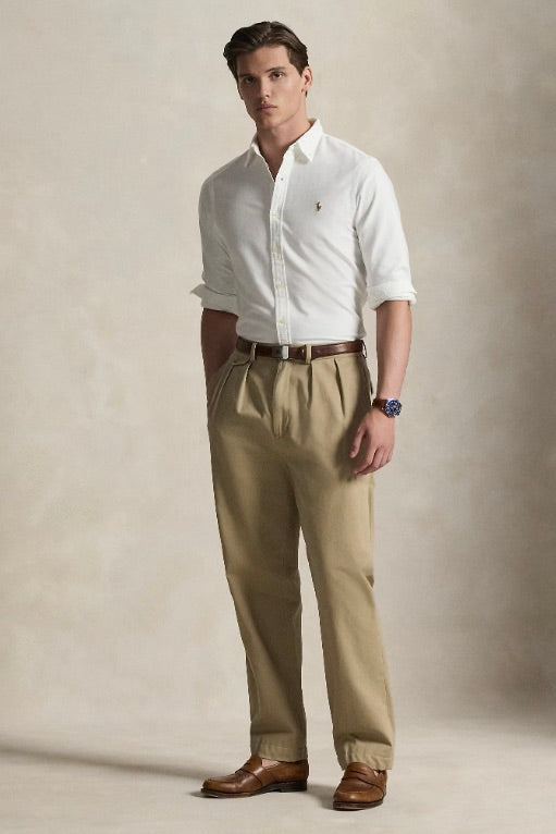 Slim Fit Oxford Shirt White