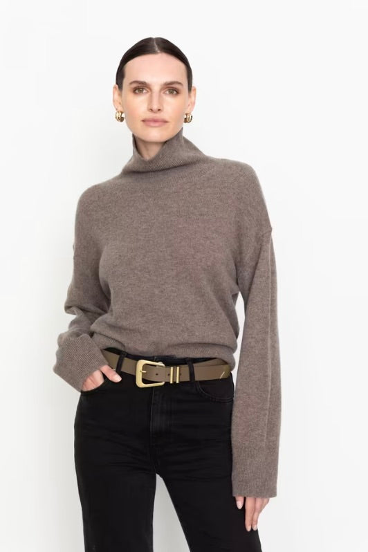 Bennett Belt Dark Taupe