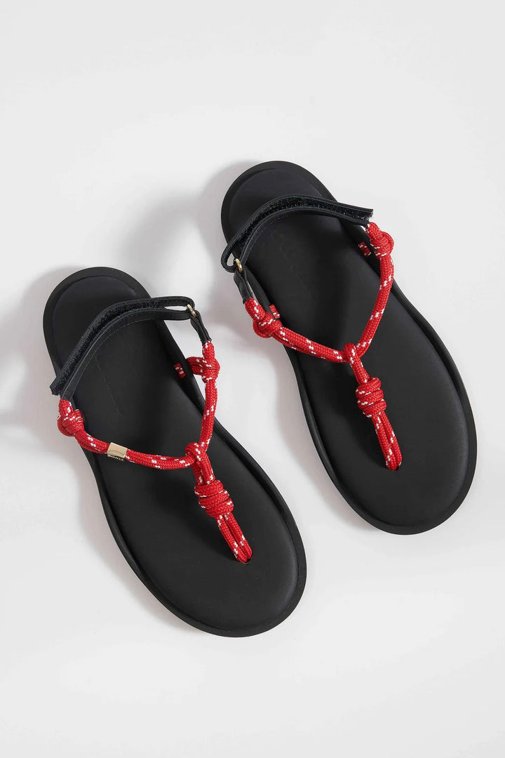 Flò Rope Sandal Red