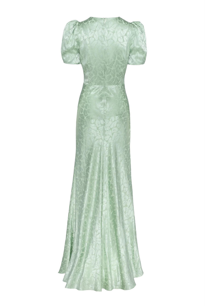 Leslie Jacquard Dress Mint