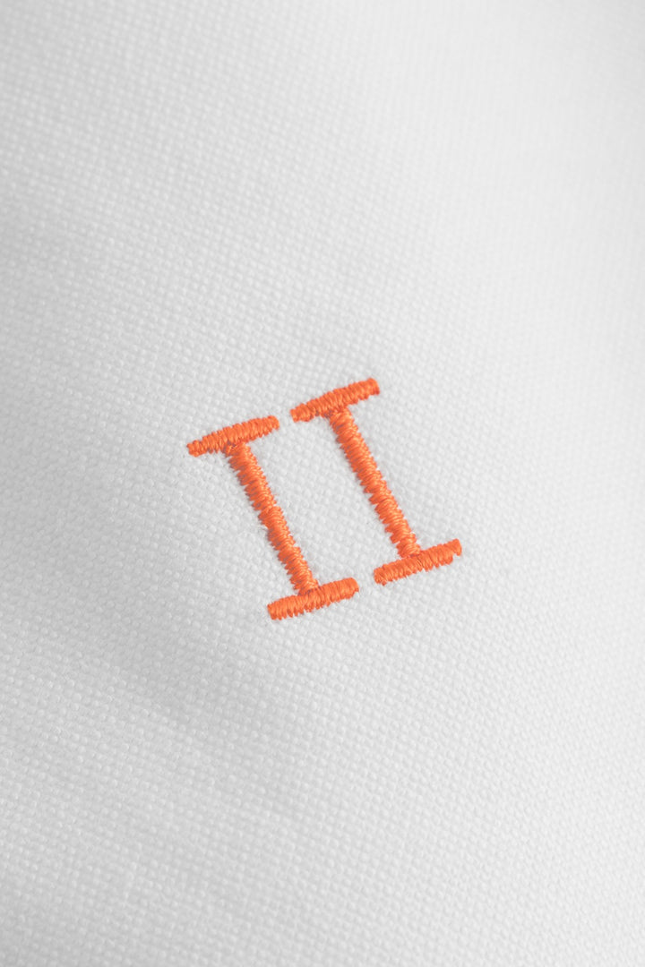 Konrad Contrast Oxford Stretch White