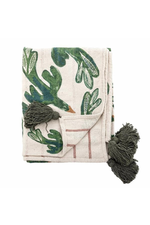 Birdliva Throw Green Multi