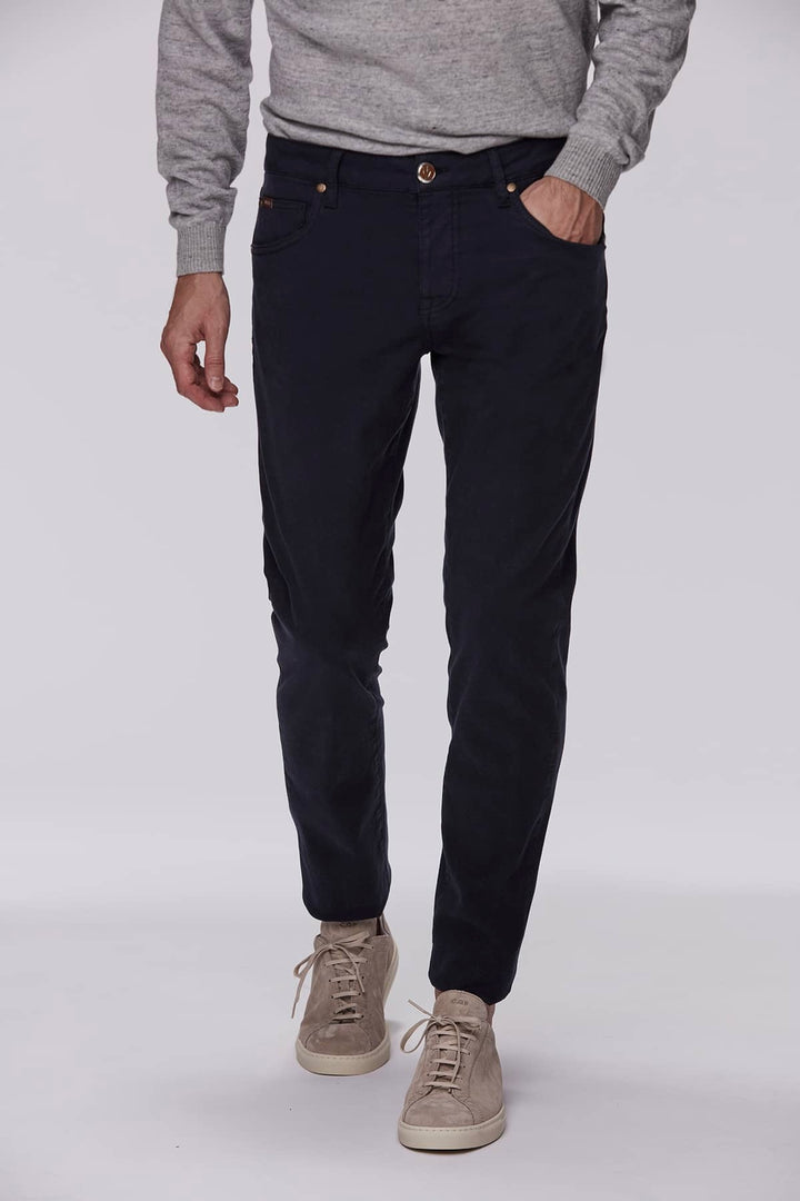 5-PKT CLYO STRETCH DARK BLUE