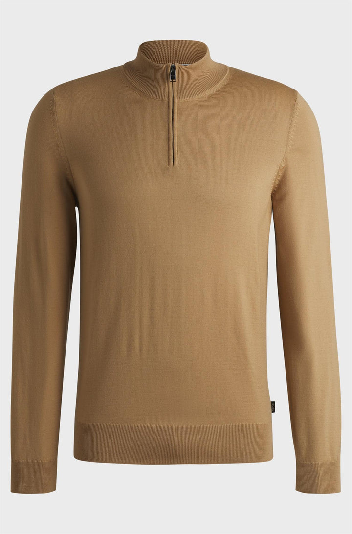 Ebenji Half Zip Medium Beige