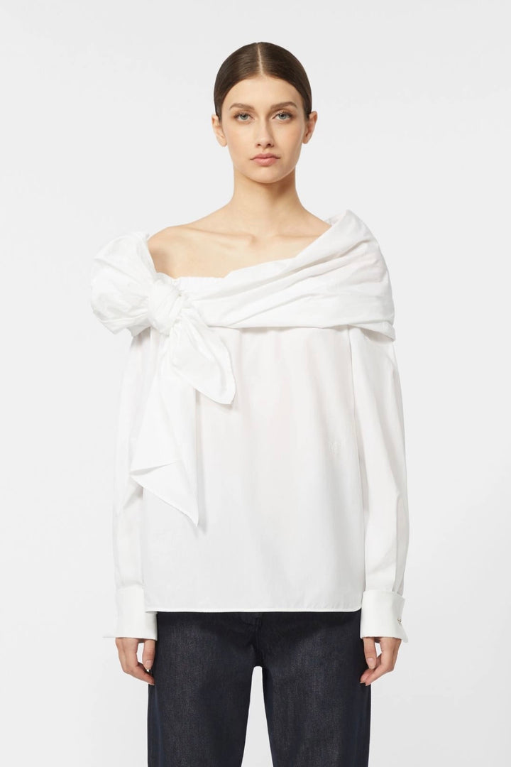 Cotton Blouse w/stole