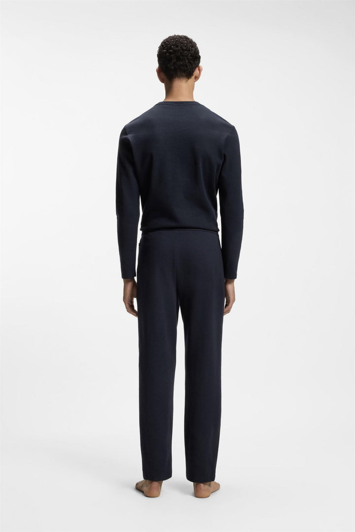 Waffle Pants Cuff Dark Blue