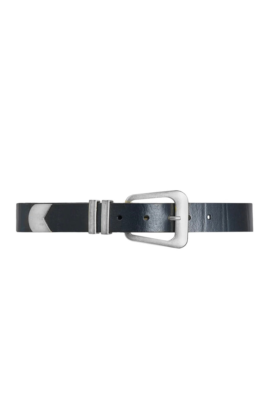 Bennett Belt Black Silver