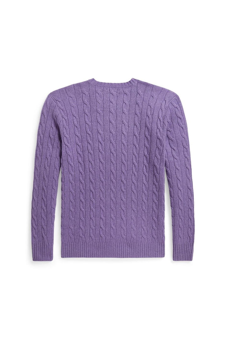 Wool Cashmere Pullover Light Coronet Purple