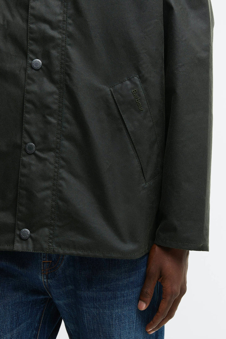 Barbour Tracker Wax Jacket Sage