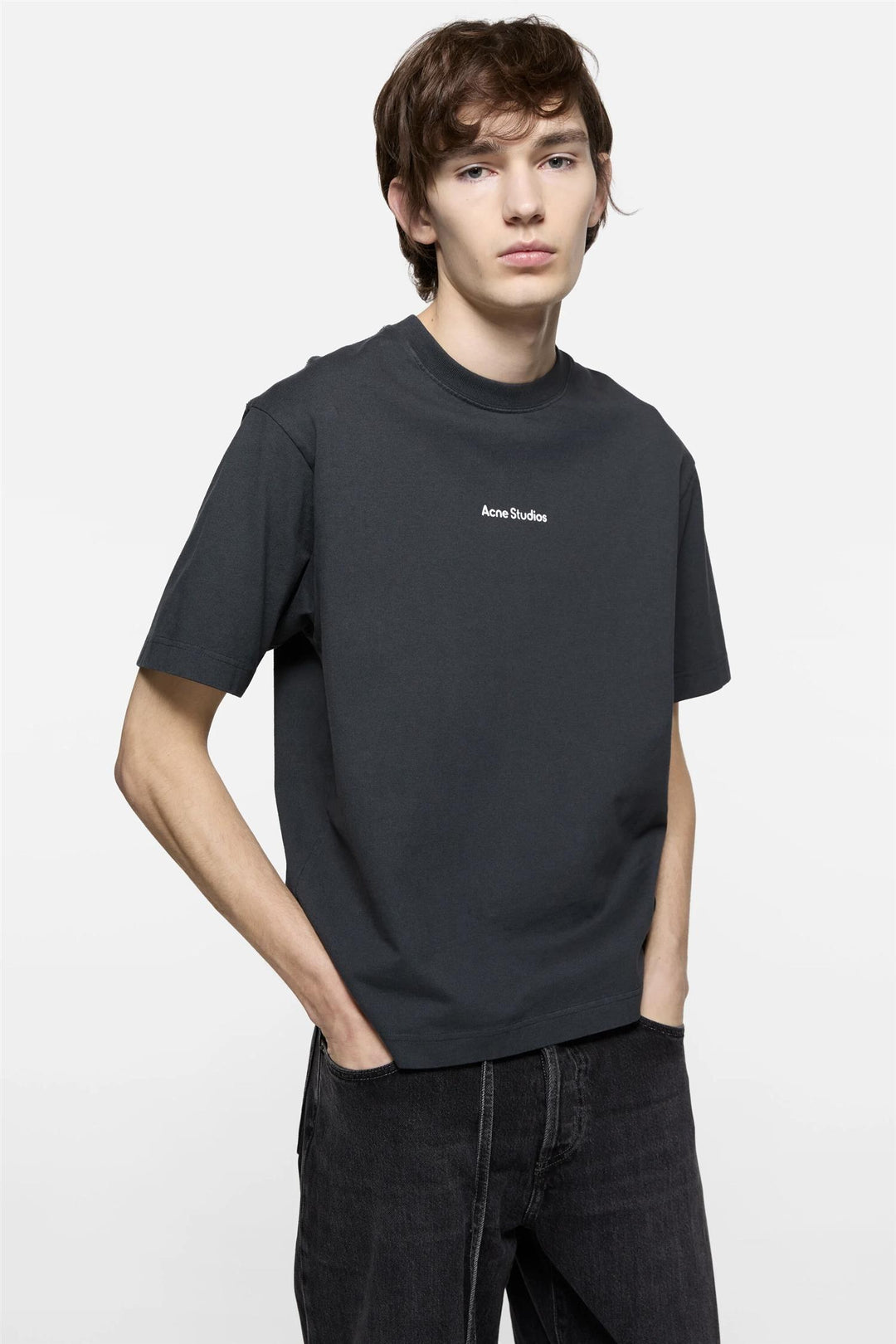 T-Shirt Stamp Logo Relaxed Fit Black