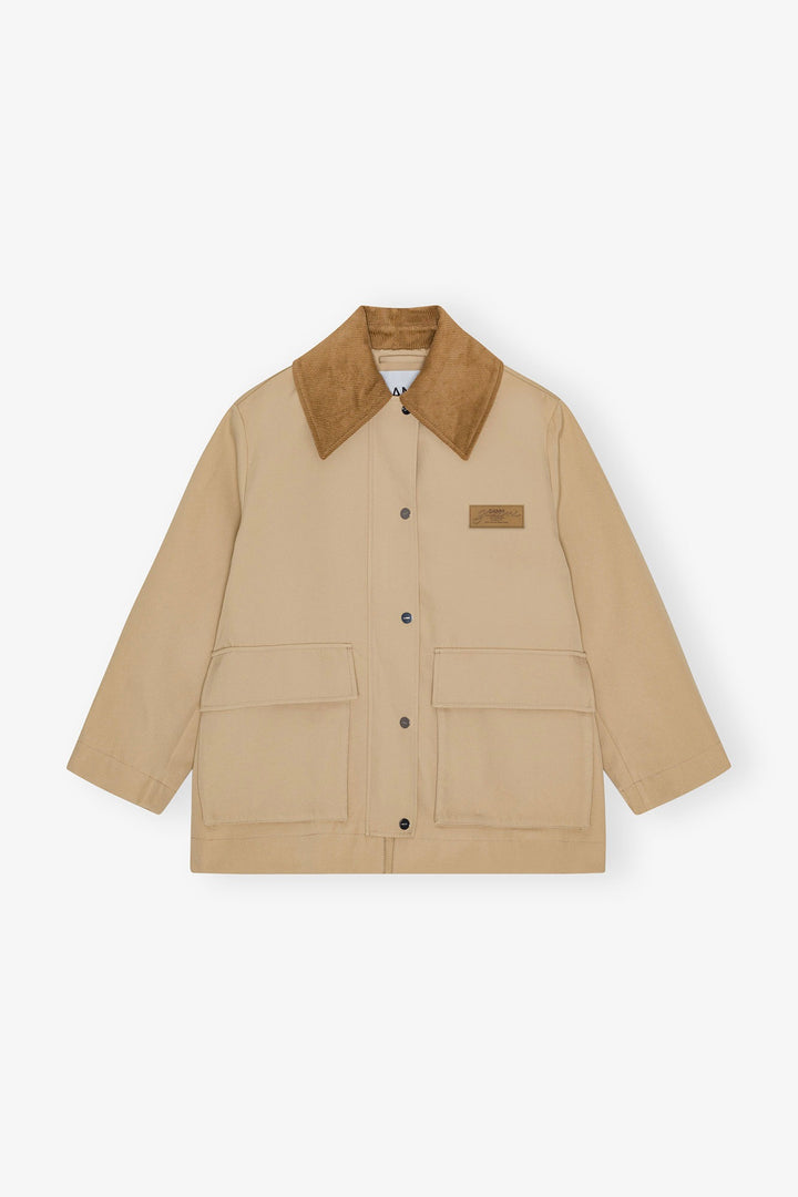 Twill Midi Jacket