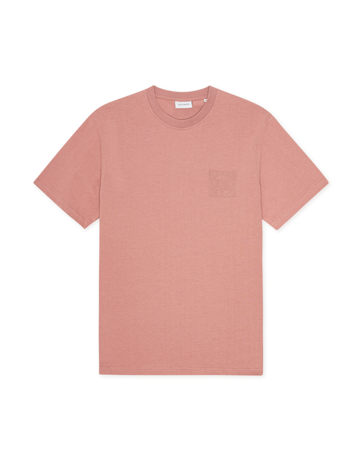 LES DEUX Ben Goods T-Shirt Ash Rose Pink - Dale