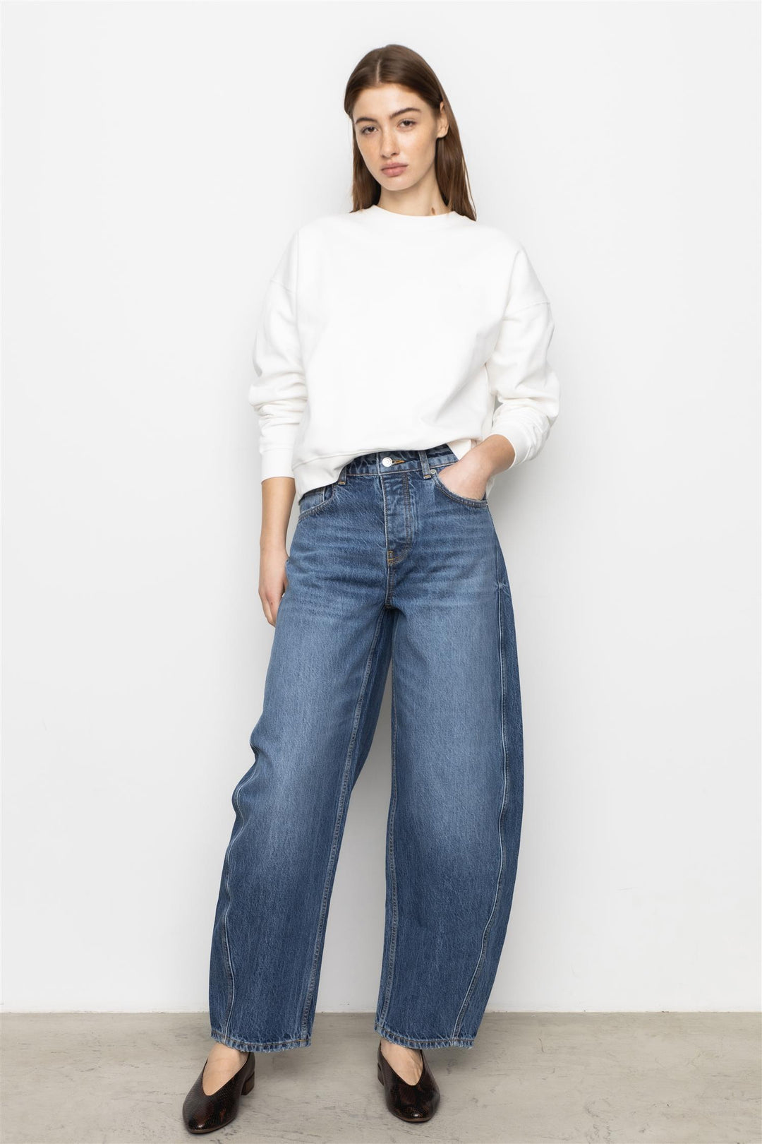 CAMILLA PIHL DENIM Mara Sweatshirt Offwhite - Dale