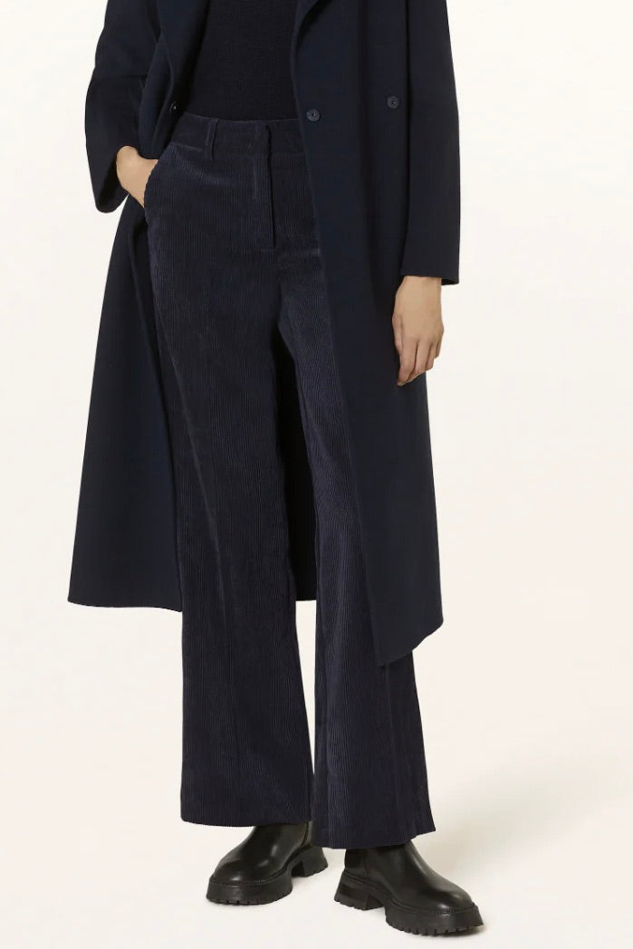 Amelie Corduroy Pants Hematite Blue