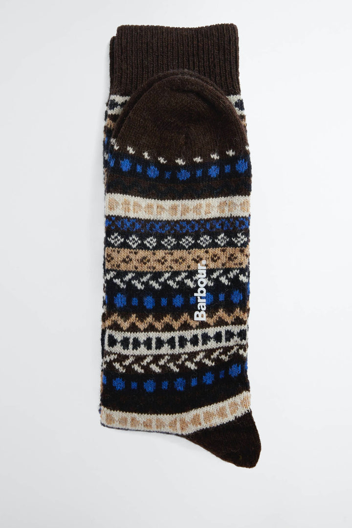 Barbour Fair Isle Sock 2 Pack Birchwood Dress