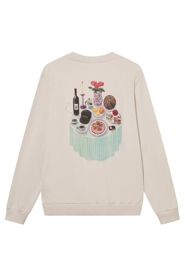 Cole Table Sweatshirt Ivory