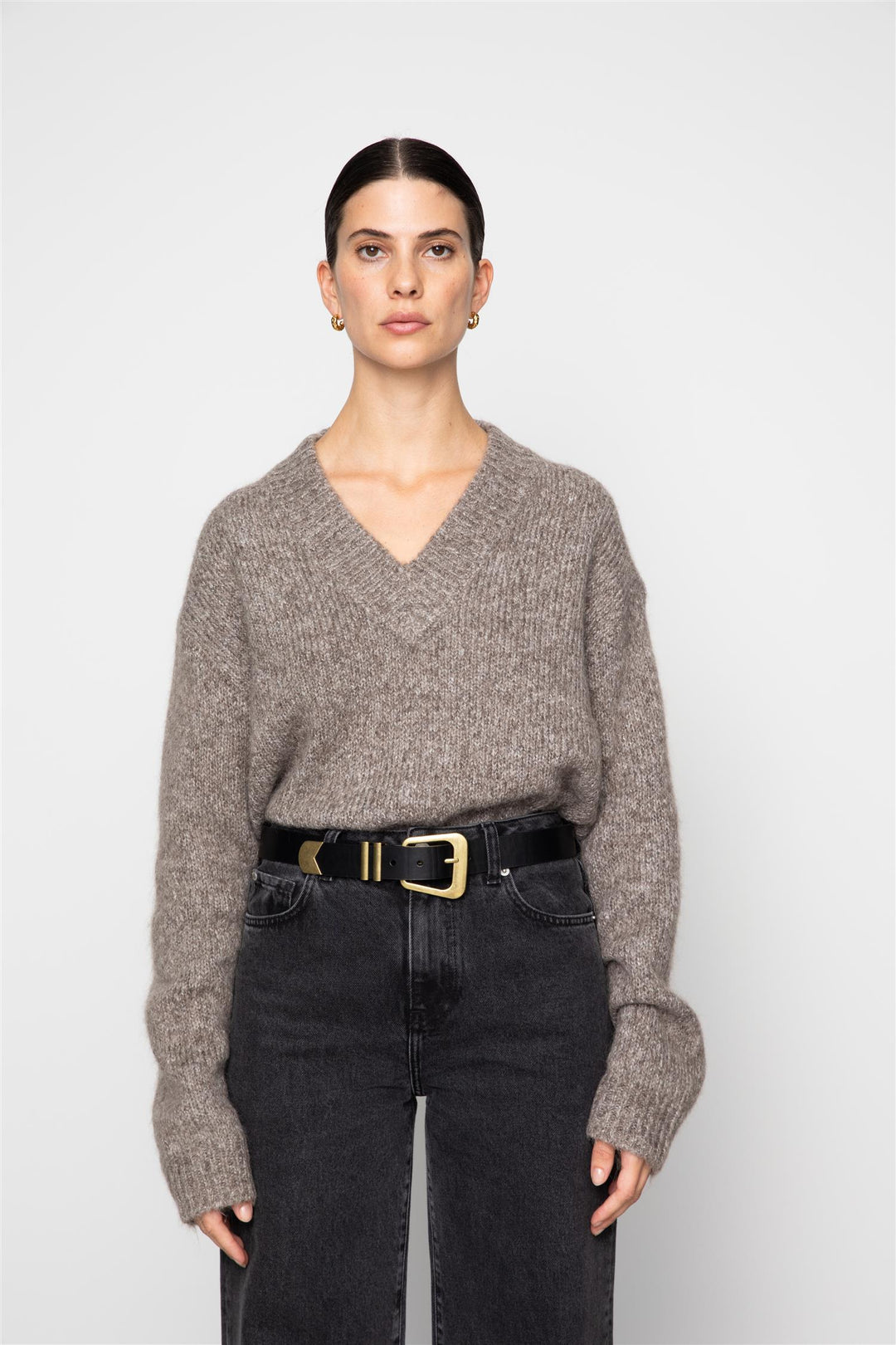 Lou Knit Dark Taupe