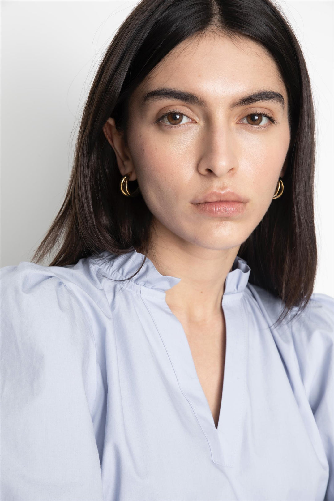Infinity Blouse Light Blue