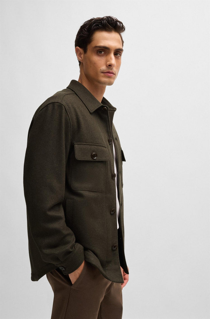 CARPER Overshirt Open Green