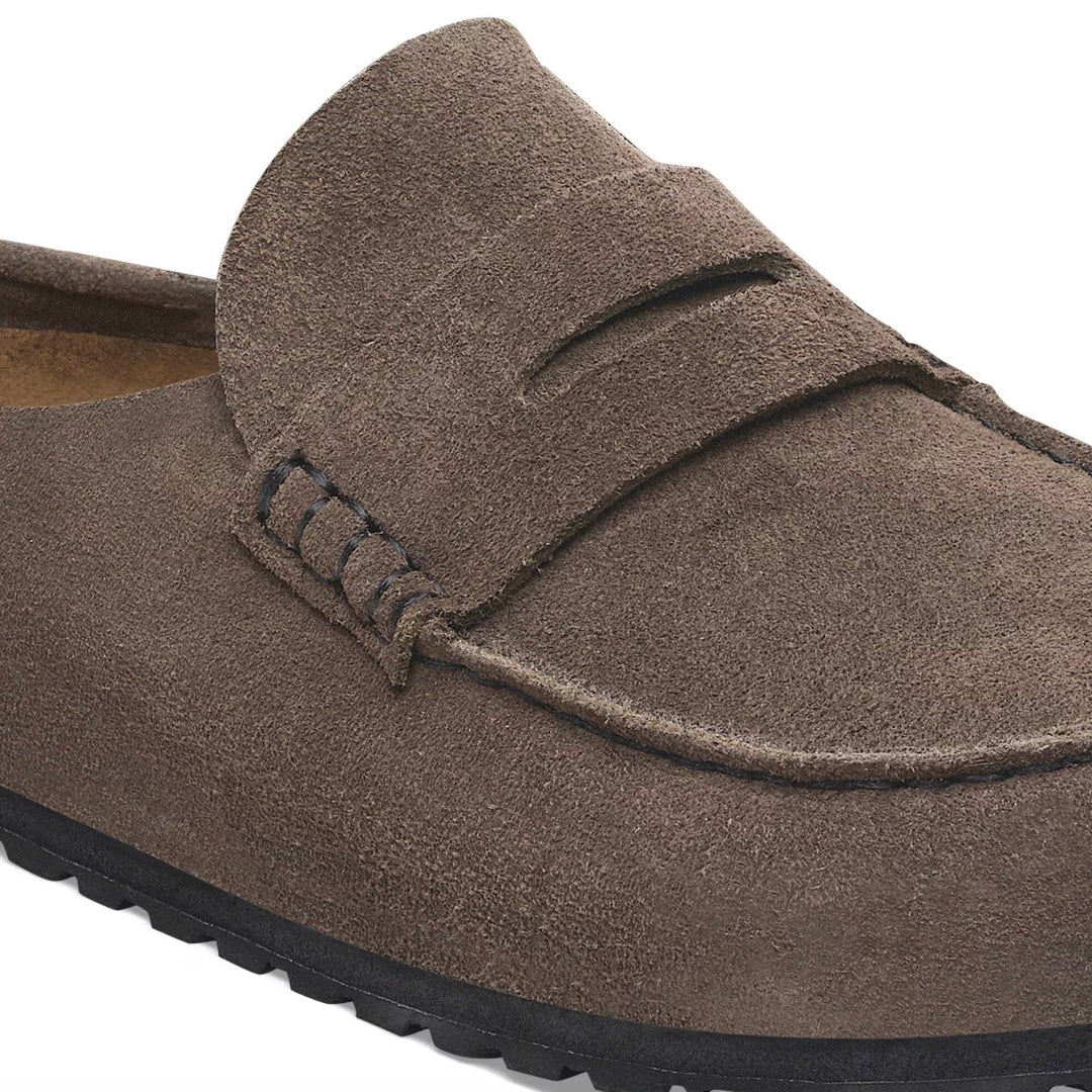 Naples Wrapped Suede Leather Herre Gray