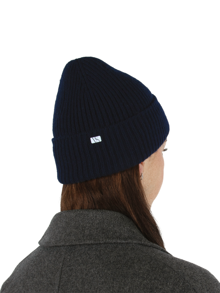 VARSITY HEADWEAR Oslo Beanie Cashmere Wool Dusk Navy - Dale