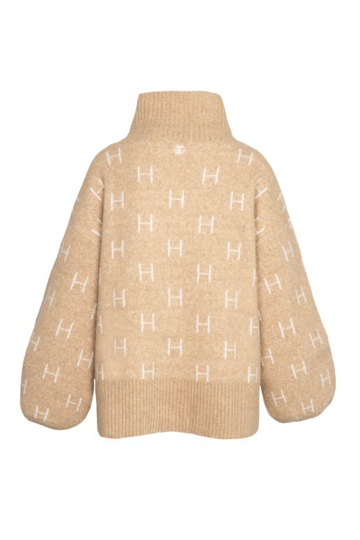 Fam Sweater Short Light Beige