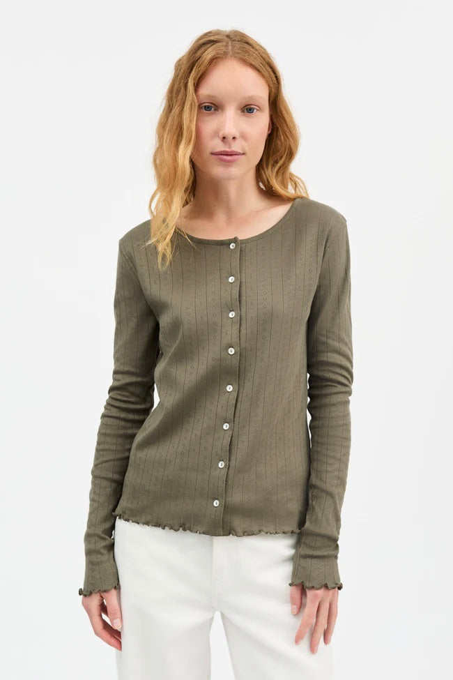 Edie Cardigan Olive
