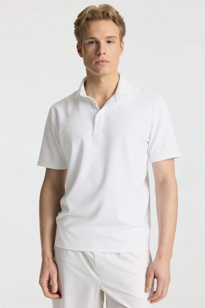 M. Vantage Polo Tee White